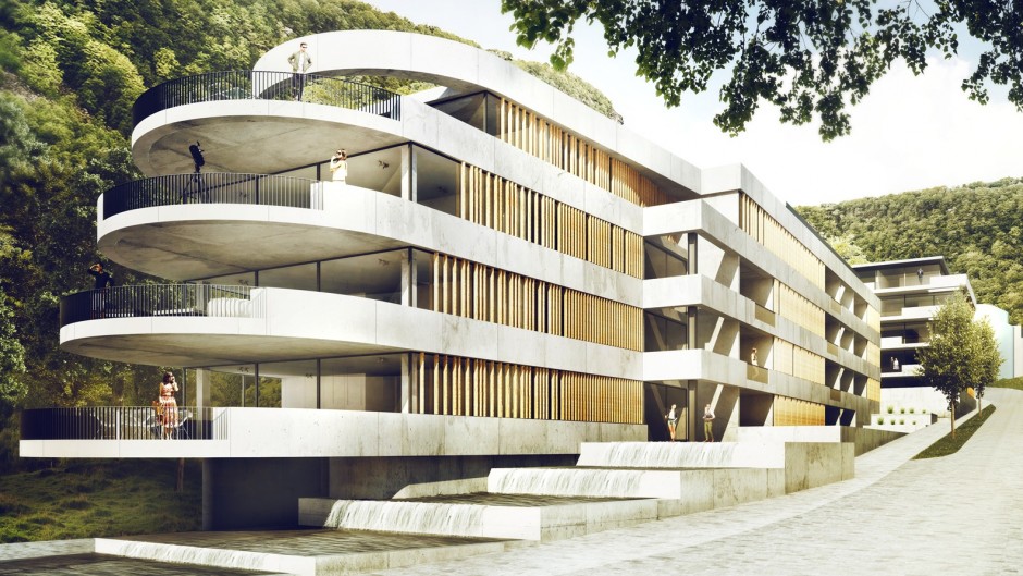 Visualisierung Rheinsteig Resort